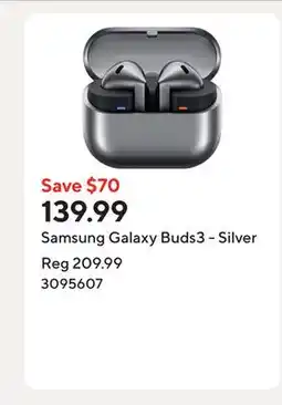 Staples Samsung Galaxy Buds3 - Silver offer
