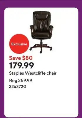 Staples Staples Westcliffe chair offer