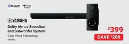 Visions Electronics Dolby Atmos Soundbar and Subwoofer System offer