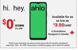 Visions Electronics AHLO CELL offer