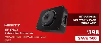 Visions Electronics NERTZ 10 Active Subwoofer Enclosure offer