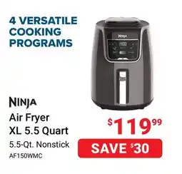 Visions Electronics Ninja Air Fryer XL 5.5 Quart offer