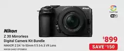 Visions Electronics Nikon Z 30 Mirrorless Digital Camera Kit Bundle offer
