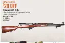 Cabela's Chinese SKS Rifle offer