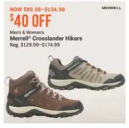 Cabela's Merrell Crosslander Hikers offer