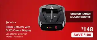 Visions Electronics Radar Detector with OLED Colour Display offer