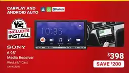 Visions Electronics Sony 6.95 Media Receiver offer
