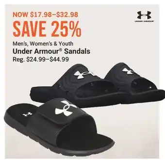 Cabela's Under Armour Sandals offer