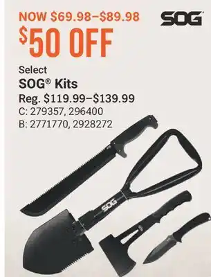 Cabela's Select SOG Kits offer
