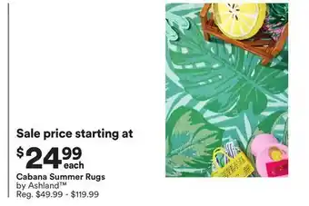 Michaels Cabana Summer Rugs by Ashland offer