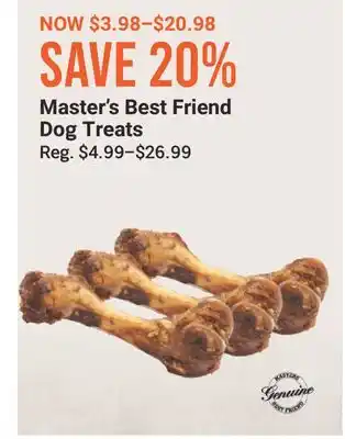 Cabela's Master's Best Friend Dog Treats offer