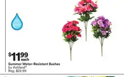 Michaels Summer Water-Resistant Bushes by Ashland offer