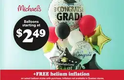 Michaels Balloons offer