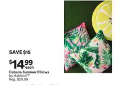 Michaels Cabana Summer Pillows by Ashland offer
