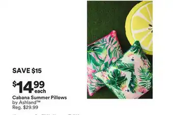 Michaels Cabana Summer Pillows by Ashland offer