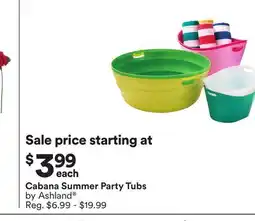 Michaels Cabana Summer Party Tubs by Ashland offer