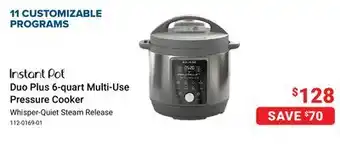 Visions Electronics Instant Pot Duo Plus 6-quart Multi-Use Pressure Cooker offer