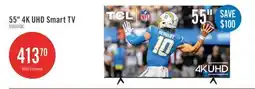 The Brick TCL 55 4K UHD LED HDR Pro+ 60Hz Google Smart TV (55S551G-CA) offer