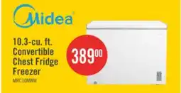 The Brick Midea 10.3 Cu. Ft. Convertible Chest Refrigerator-Freezer - MRC10M4CWW offer