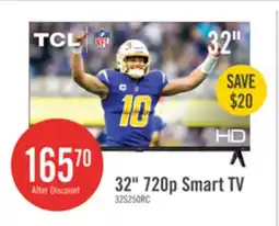 The Brick TCL 32 720p HD LED 60Hz Roku Smart TV (32S250R-CA) offer