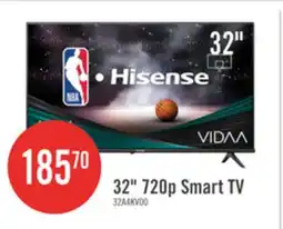 The Brick HISENSE 32 720p HD Full Array LCD 60Hz VIDAA TV (32A4KV) offer