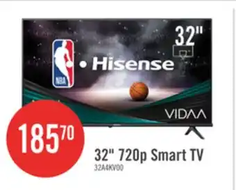 The Brick HISENSE 32 720p HD Full Array LCD 60Hz VIDAA TV (32A4KV) offer