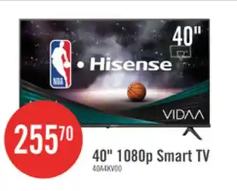 The Brick HISENSE 40 1080p HD Full Array LCD 60Hz VIDAA Smart TV (40A4KV) offer