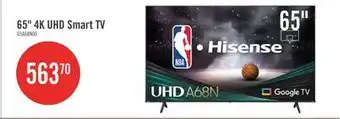 The Brick Hisense 65 4K UHD HDR10 Dolby Vision 60Hz Google Smart TV (65A68N) offer