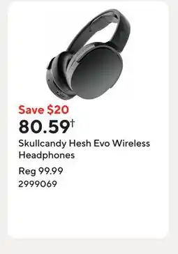 Staples Skullcandy Hesh Evo Wireless Headphones offer