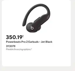 Staples Powerbeats Pro 2 Earbuds - Jet Black offer