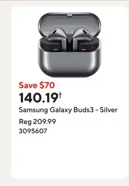 Staples Samsung Galaxy Buds3 - Silver offer