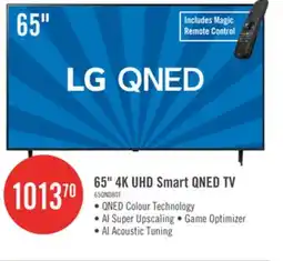 The Brick LG 65 4K Quantum Dot Nanocell HDR10 60Hz Smart TV (65QNED80TUC) offer
