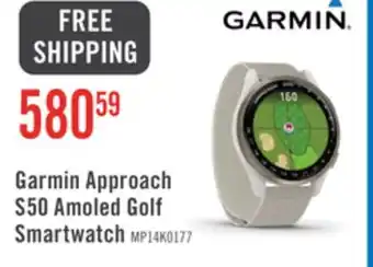 The Brick Garmin Approach S50 Amoled Golf Smartwatch - Gps, 43,000 Preloaded Courses offer