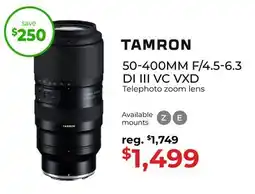Gosselin Photo 50-400MM F/4.5-6.3 DI III VC VXD offer