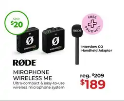 Gosselin Photo MIROPHONE WIRELESS ME offer
