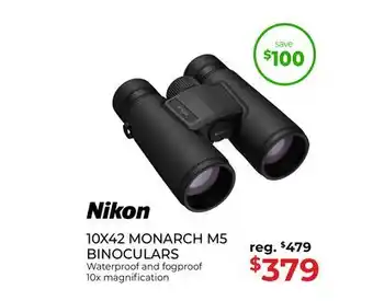 Gosselin Photo 10X42 MONARCH M5 BINOCULARS offer