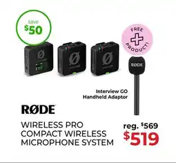 Gosselin Photo WIRELESS PRO COMPACT WIRELESS MICROPHONE SYSTEM offer