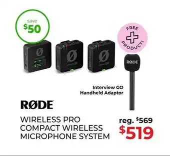 Gosselin Photo WIRELESS PRO COMPACT WIRELESS MICROPHONE SYSTEM offer