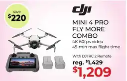 Gosselin Photo MINI 4 PRO FLY MORE COMBO offer