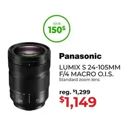 Gosselin Photo LUMIX S 24-105MM F/4 MACRO O.I.S offer