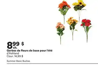 Michaels Gerbes de fleurs de base pour l'été d'Ashland offer