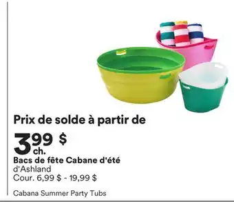 Michaels Bacs de fête Cabane d'été d'Ashland offer