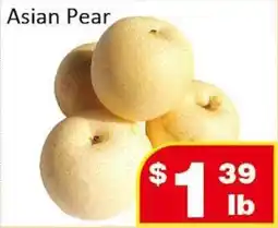 Jian Hing Supermarket Asian Pear offer