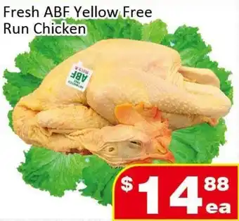 Jian Hing Supermarket Fresh ABF Yellow Free Run Chicken offer