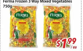Bestco Food Mart Ferma Frozen 3 Way Mixed Vegetables offer