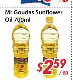 Bestco Food Mart Mr Goudas Sunflower Oil offer
