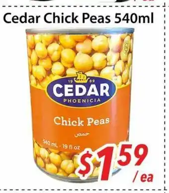 Bestco Food Mart Cedar Chick Peas offer