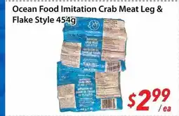 Bestco Food Mart Ocean Food Imitation Crab Meat Leg & Flake Style offer