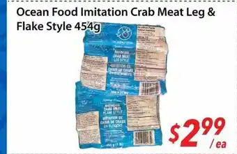 Bestco Food Mart Ocean Food Imitation Crab Meat Leg & Flake Style offer