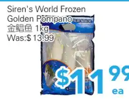 Ample Food Market Siren's World Frozen Golden Pompano offer
